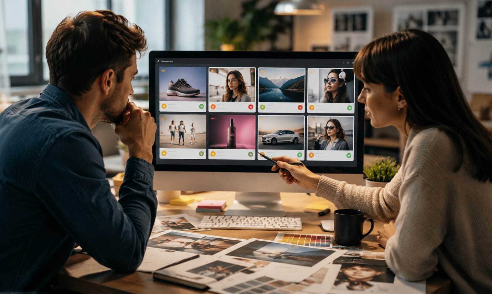 AI image copyright checker for marketing posters and ad creatives