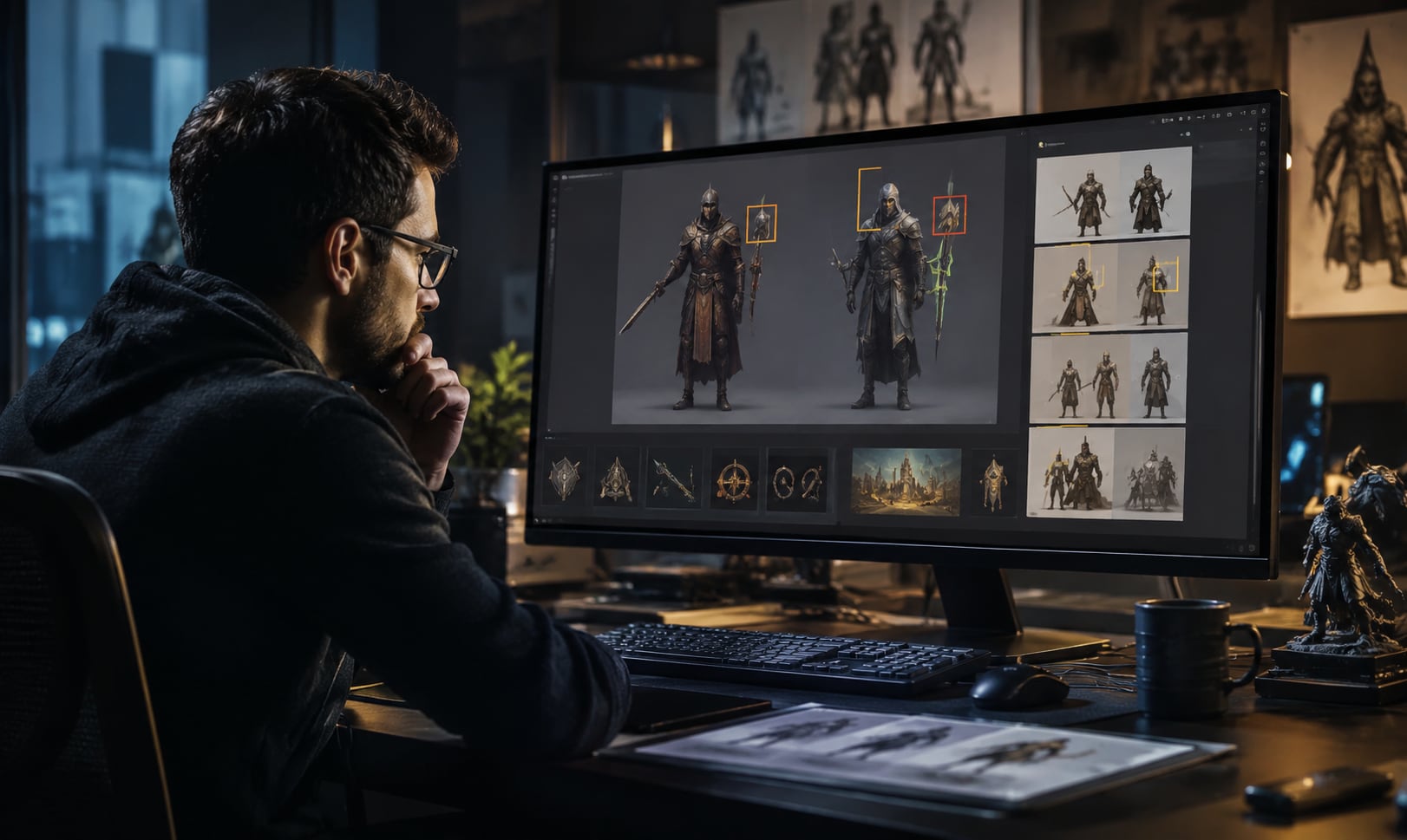 character copyright checker for game publishing assets