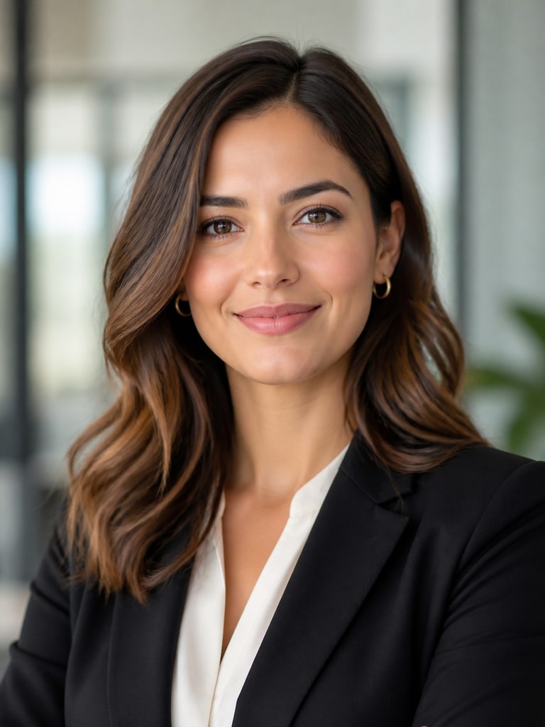 AI headshot of an adult creative executive for LinkedIn, resumes, and professional social avatars