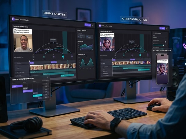 AI meme format analysis visualization