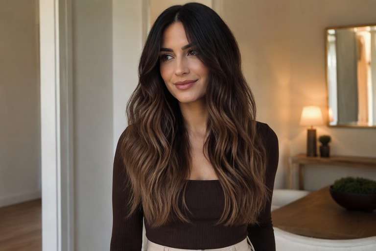 Mocha Ends, Dark Crown hair color result