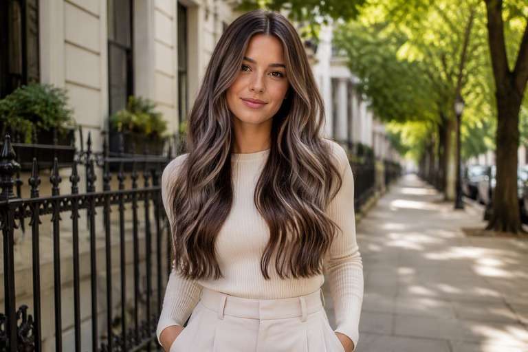 Cool Mocha Dimension hair color result