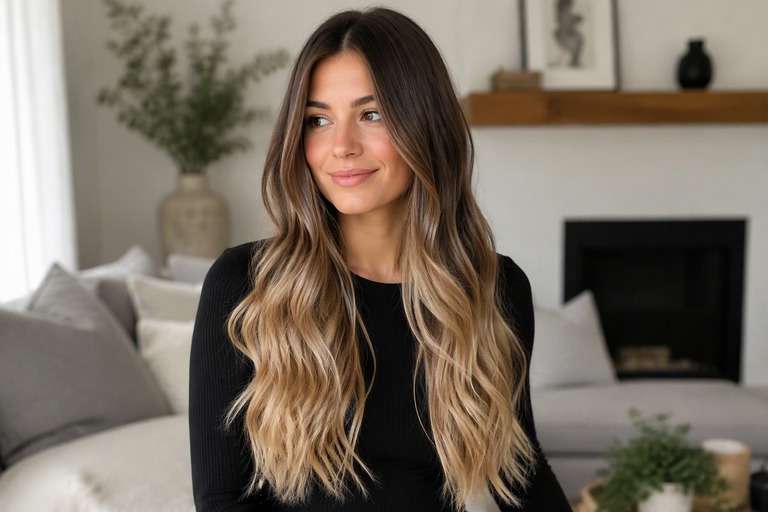 Dimensional Ombre hair color result