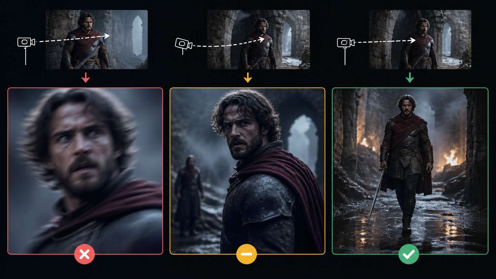 A Cost-Efficient AI Video Troubleshooting Workflow visual example for AI video generation failures