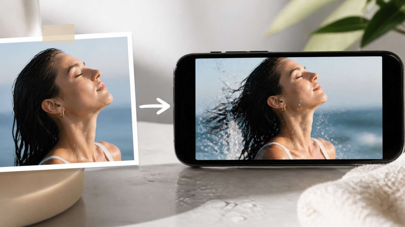 Realistic Humans, Physics and Character Continuity visual example for ai video looks real