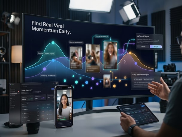 Find real viral momentum early