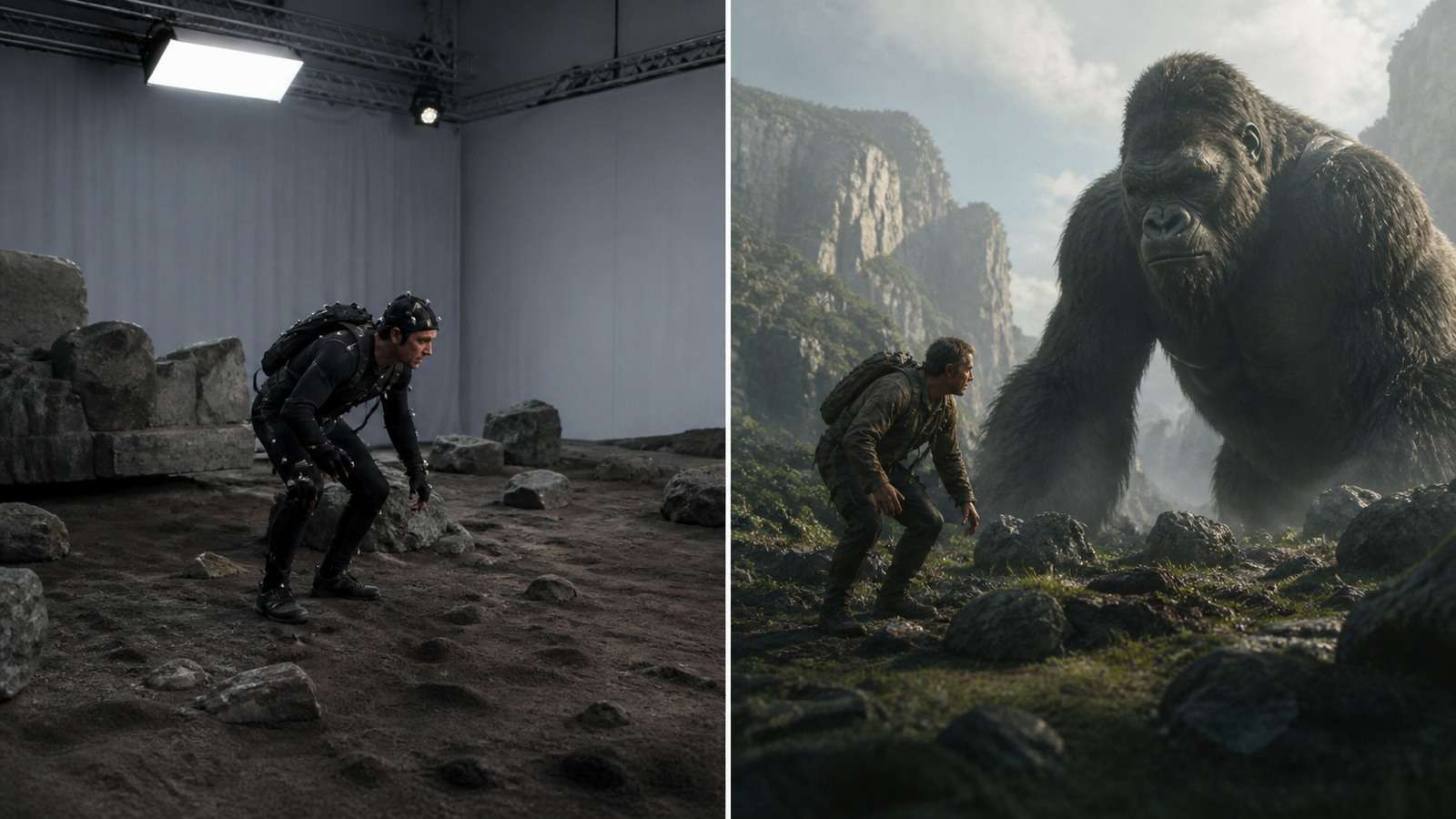 AI VFX Cost, Speed and Staffing visual example for AI vs VFX