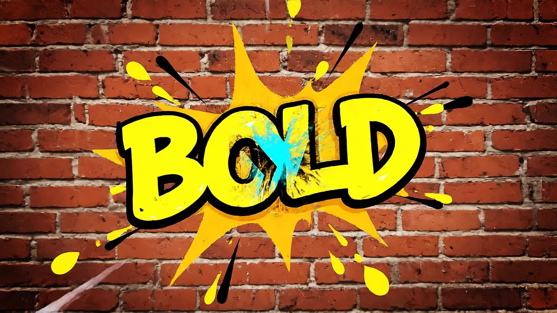 Social media sample showing animated text from a still graphic