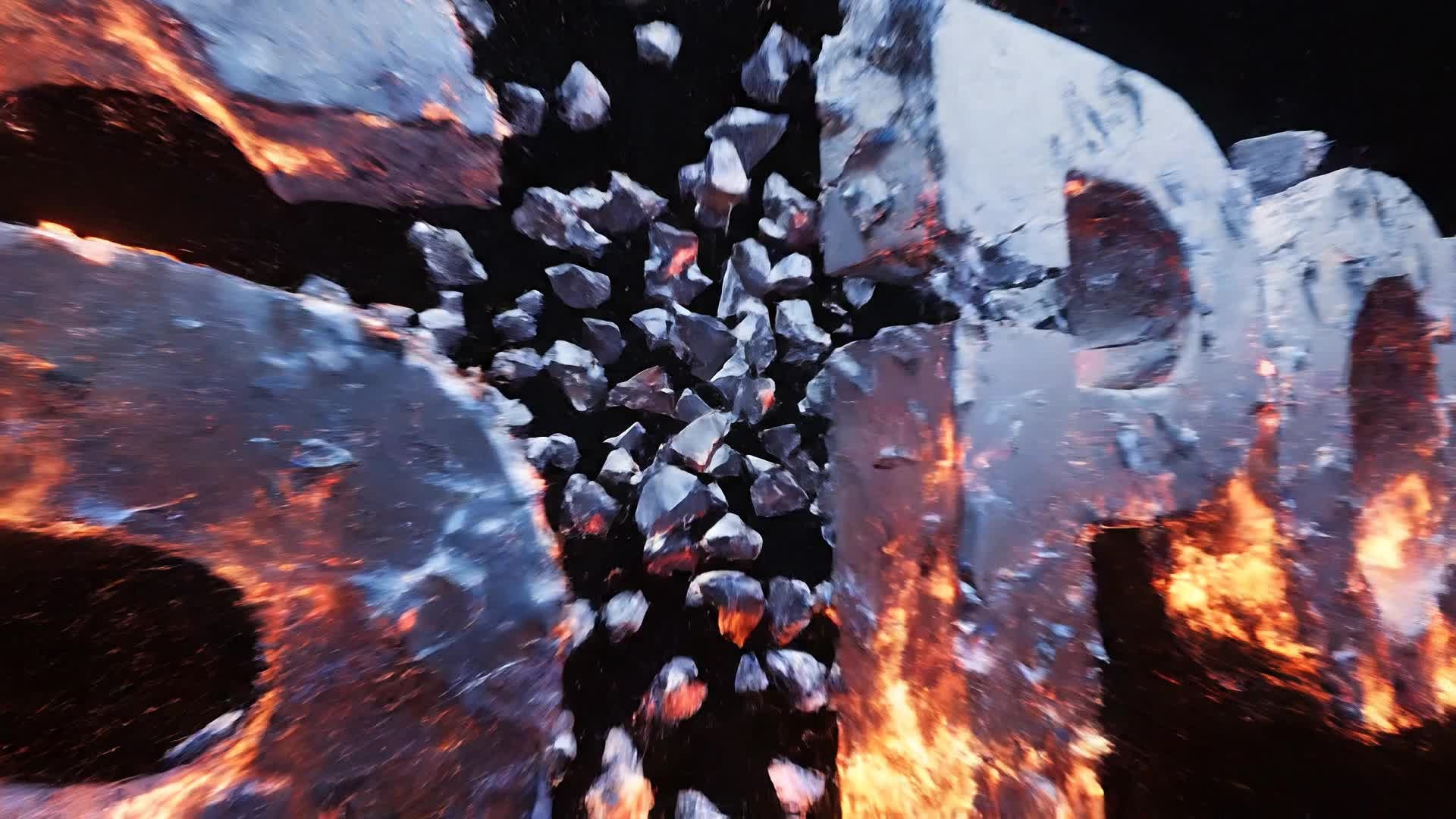 Image with animated tagline overlay