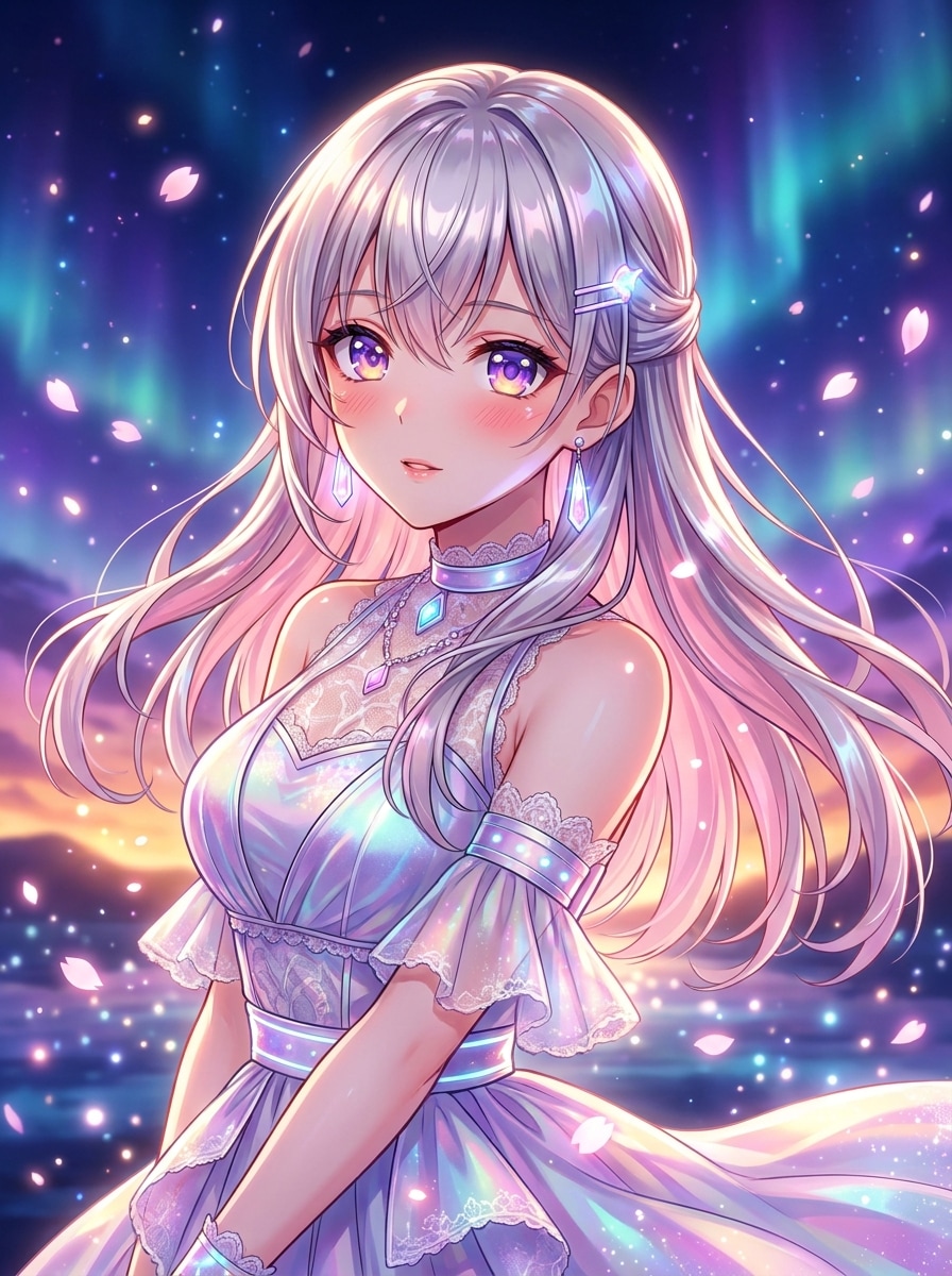 AI generated anime MV scene example
