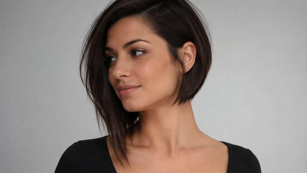 Dramatic One Sided Bob