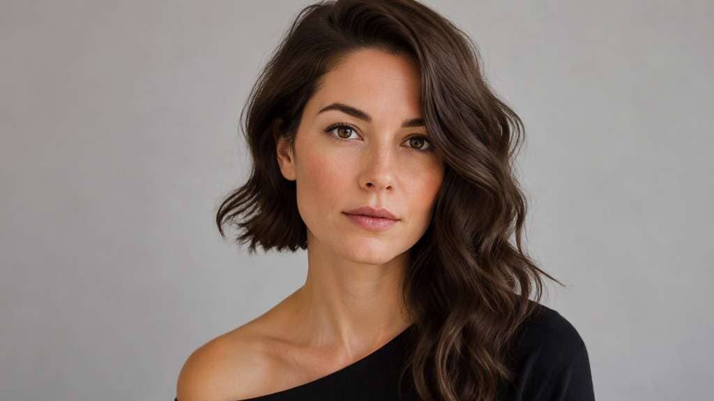 Wavy Uneven Bob