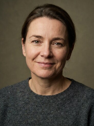 AI portrait character with naturally asymmetrical face
