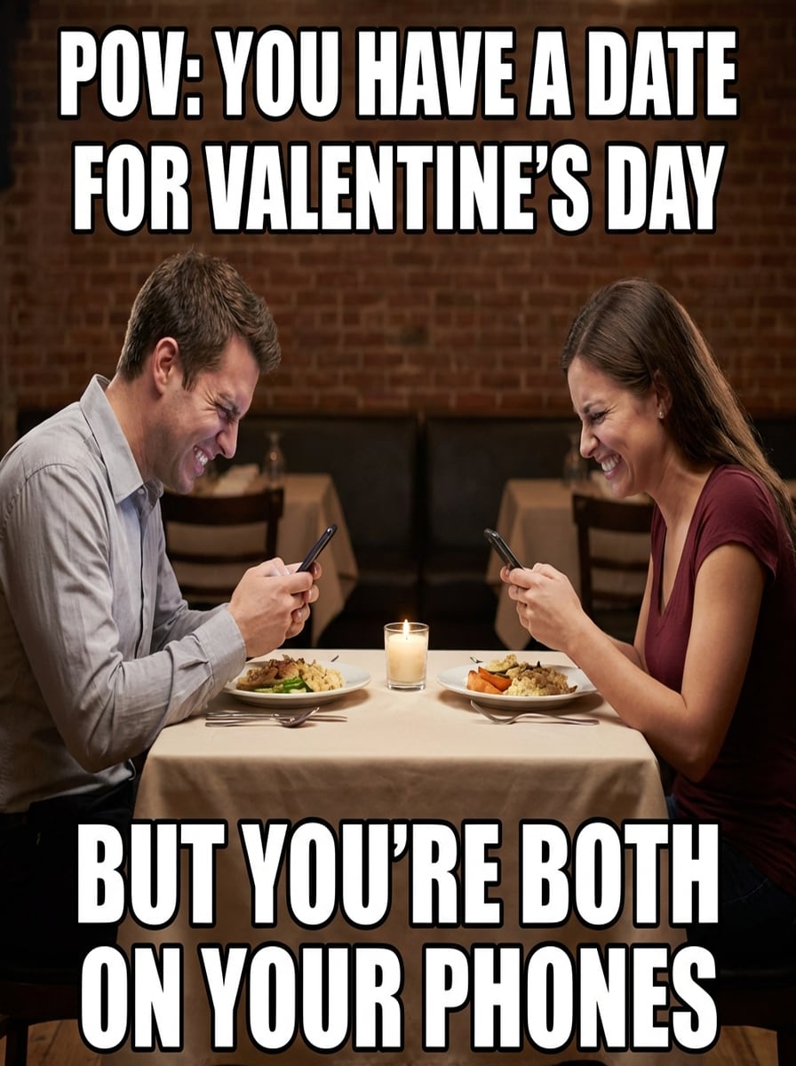 Awkward Valentine Date Meme