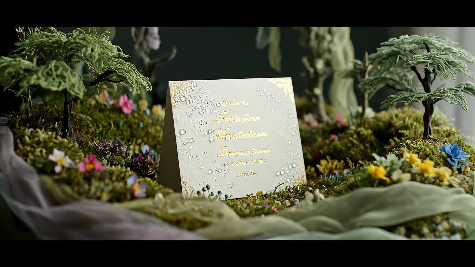 Animated baby photo invitation preview