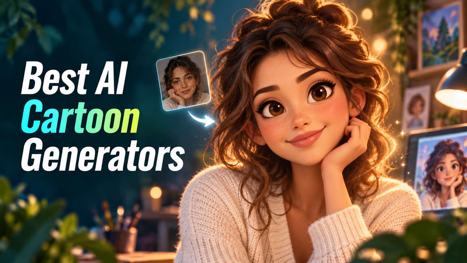 Los 8 mejores generadores de caricaturas con IA para 2D, cómic, chibi y fotos