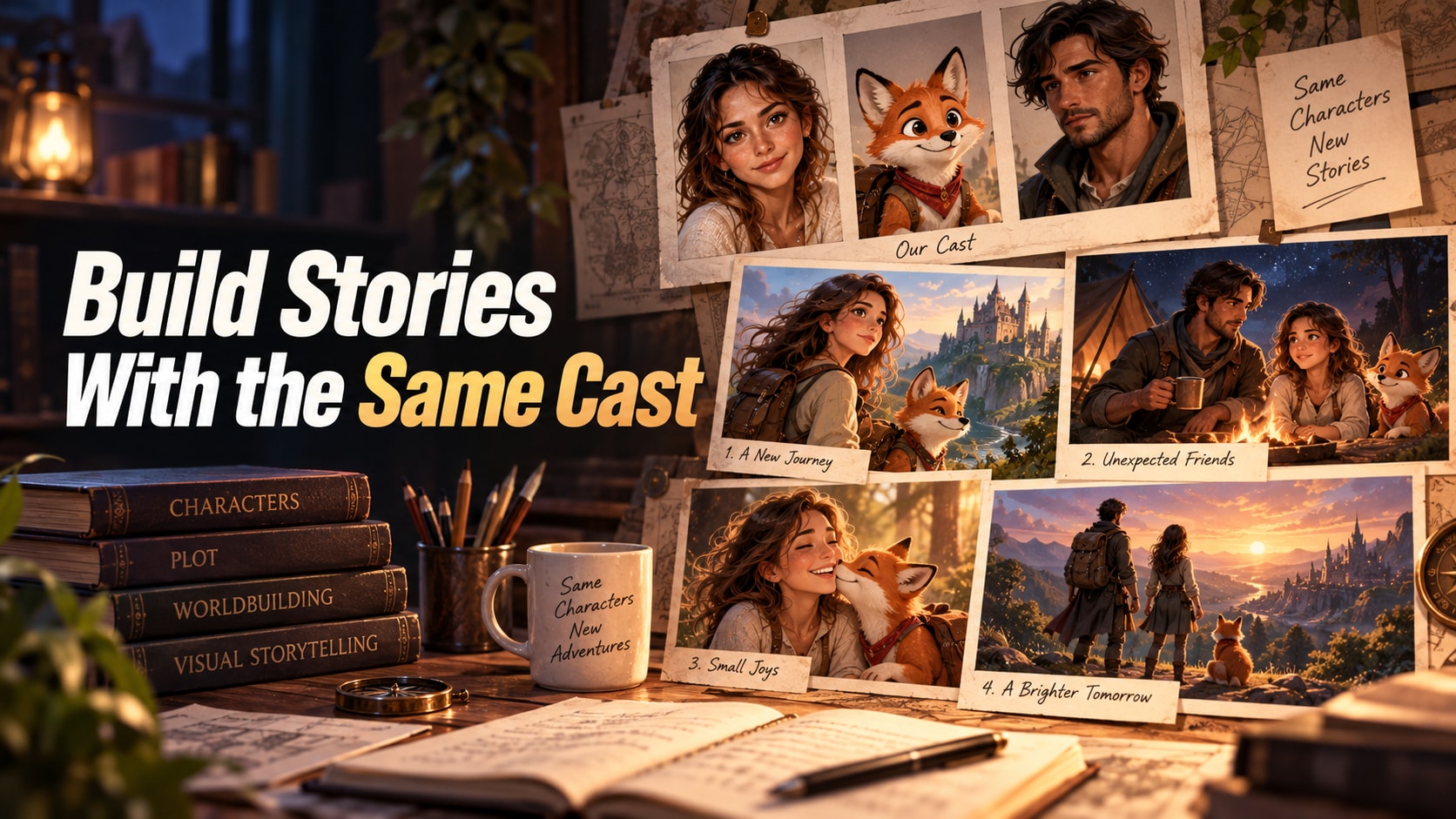 Best AI Character Generators for Stories That Need the Same Cast in Every Scene