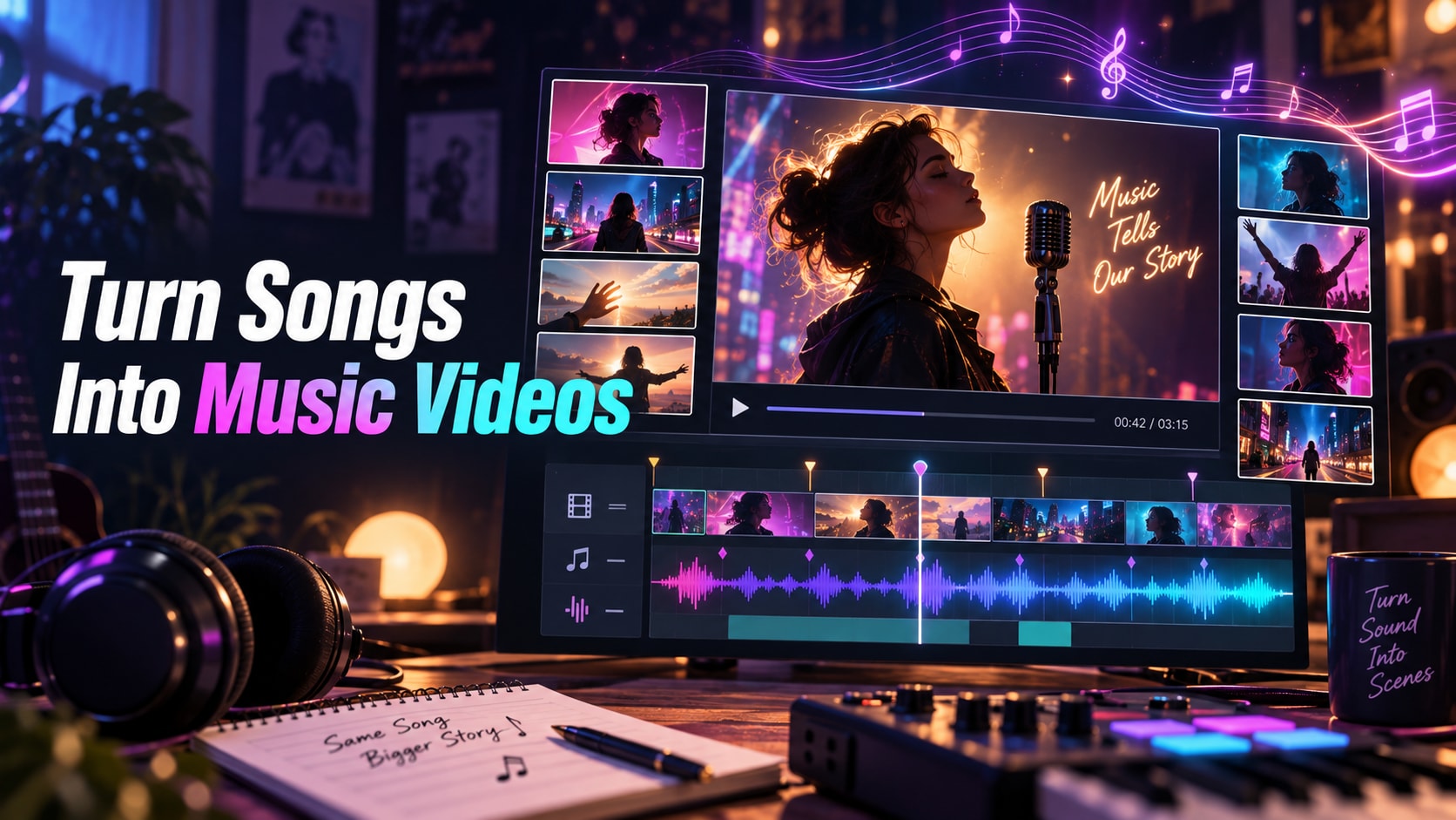 Best Free AI Music Video Generators for Turning a Song Into Visuals