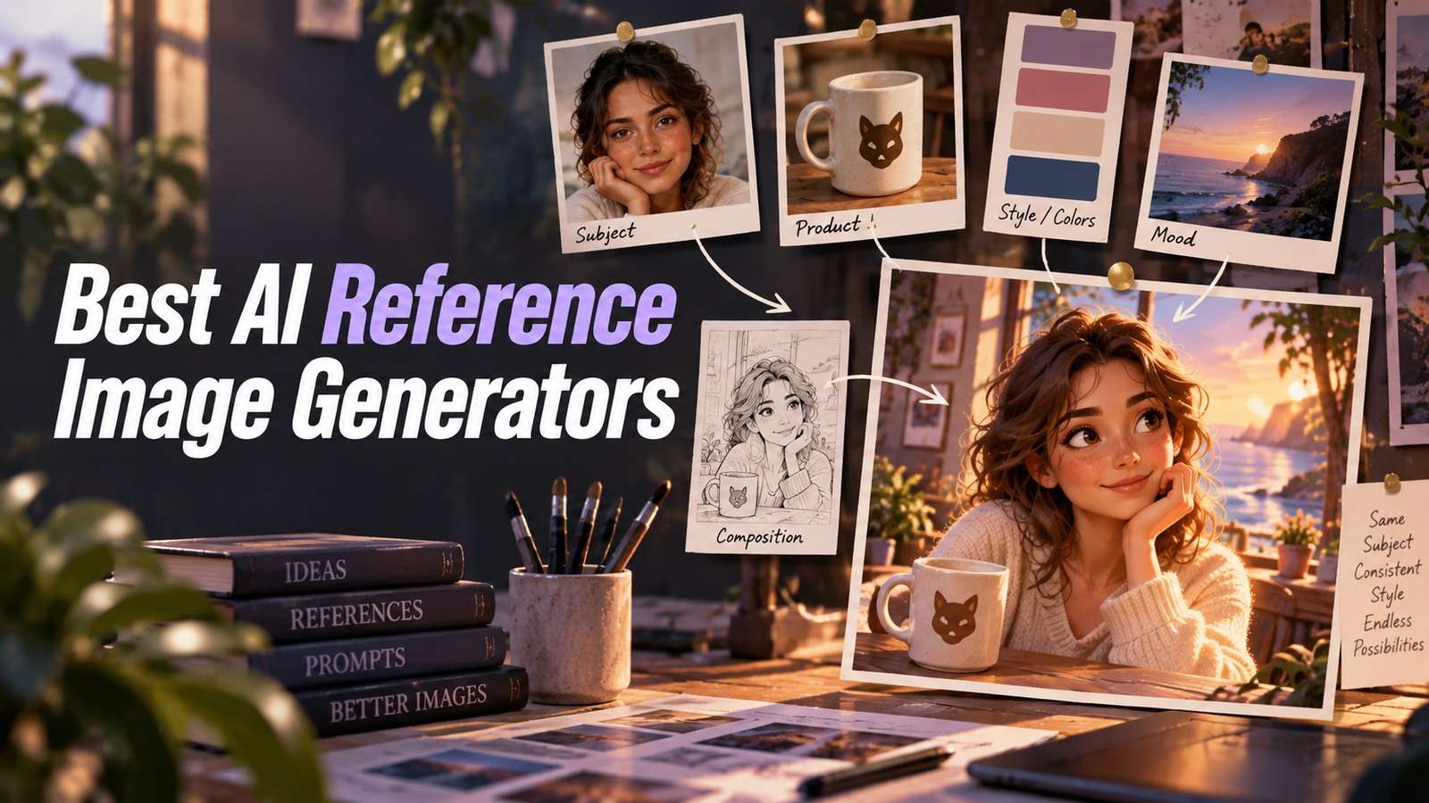 Mejores generadores de Imagen de IA de referencia para vincular estilo, identidad o producto