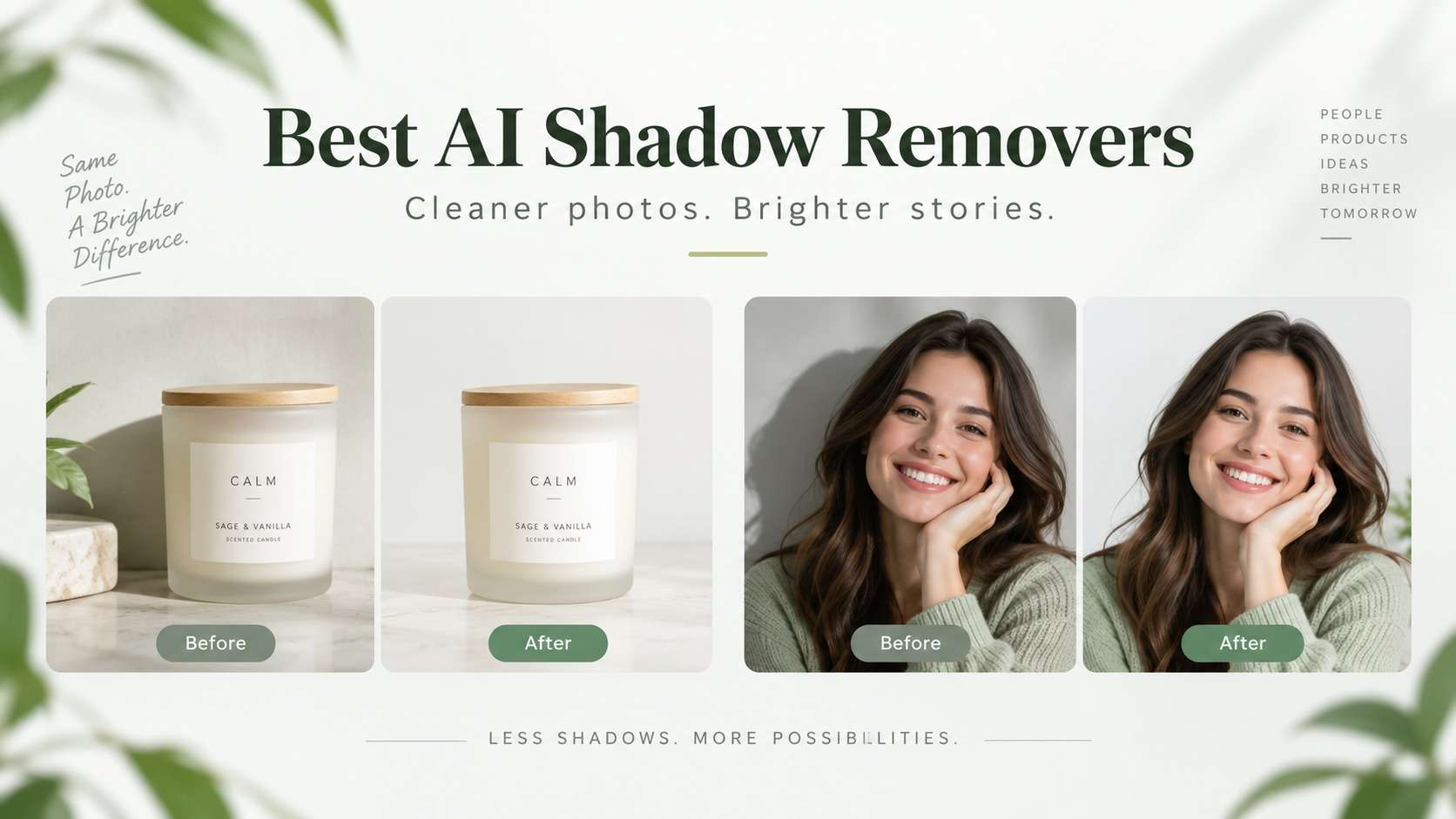Best AI Shadow Removers for Product Photos, Portraits, and Distracting Cast Shadows