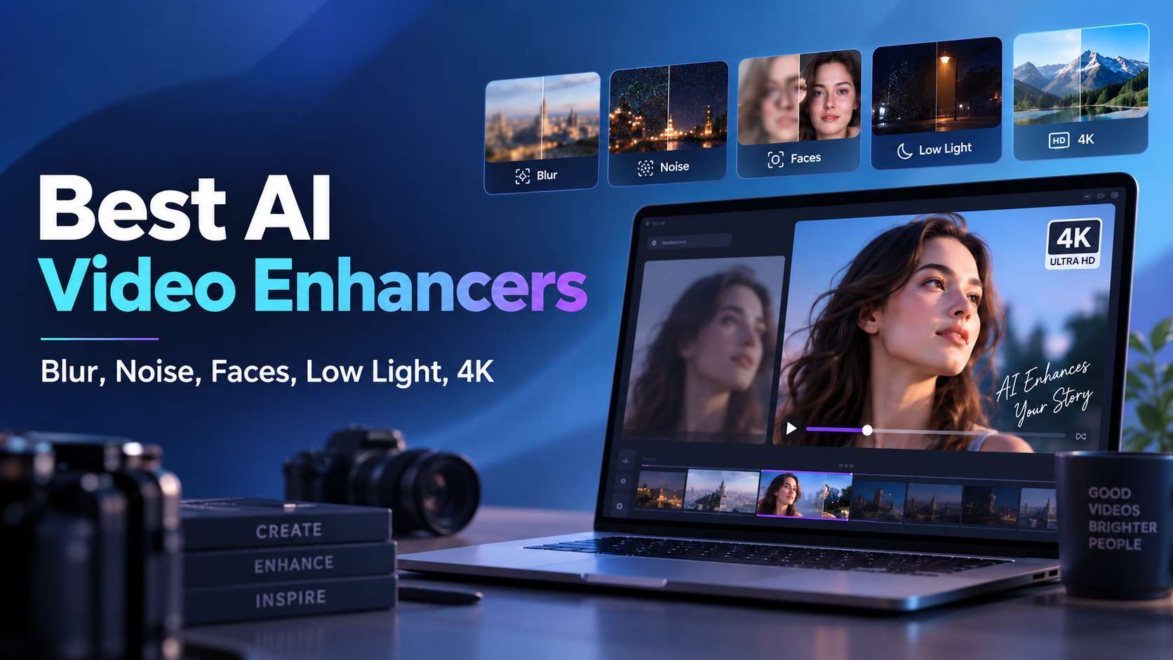 7 Best AI Video Enhancers for Real-World Video Problems