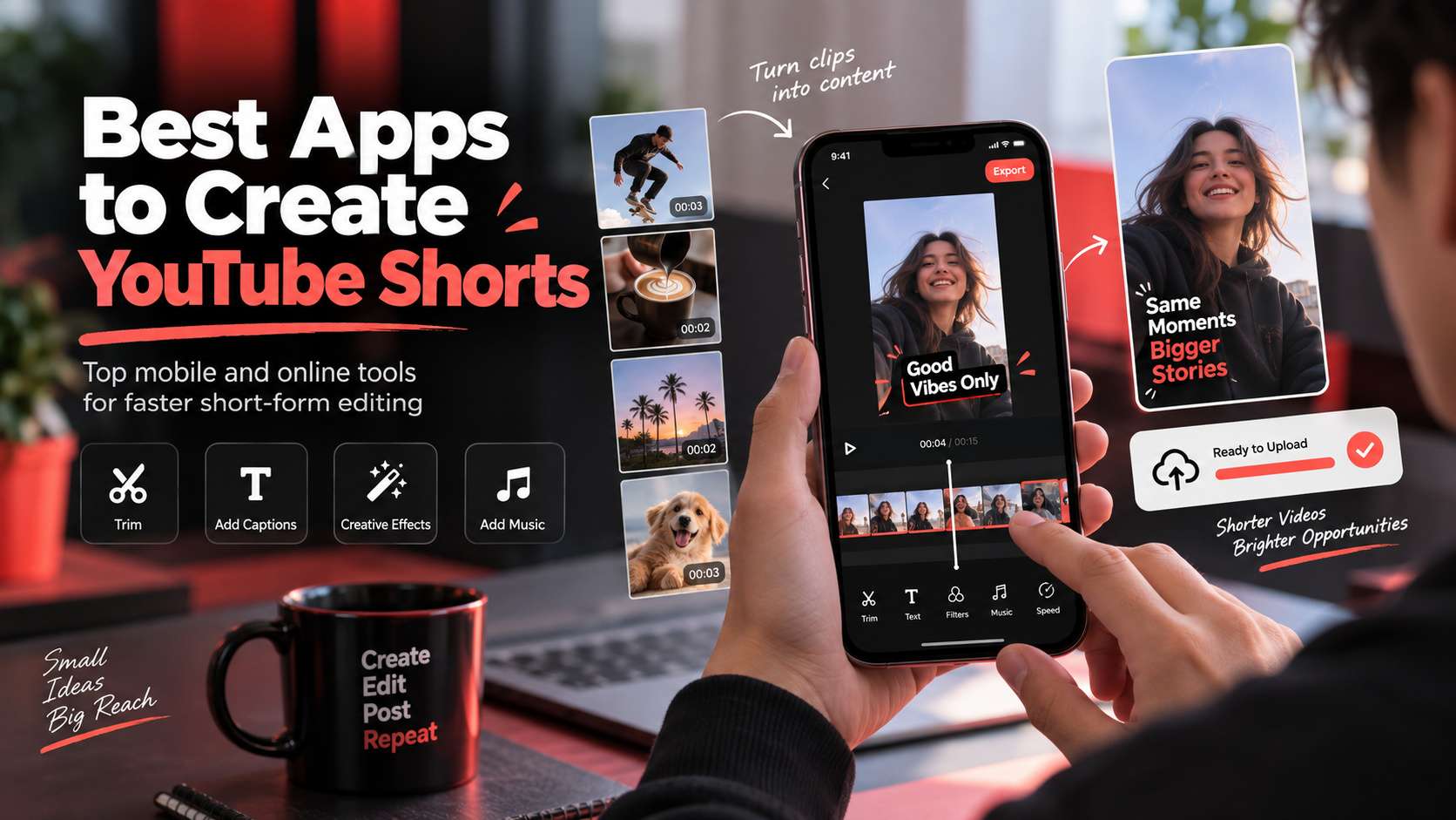 7 YouTube Shorts Apps for Editing, Repurposing, and AI Creation