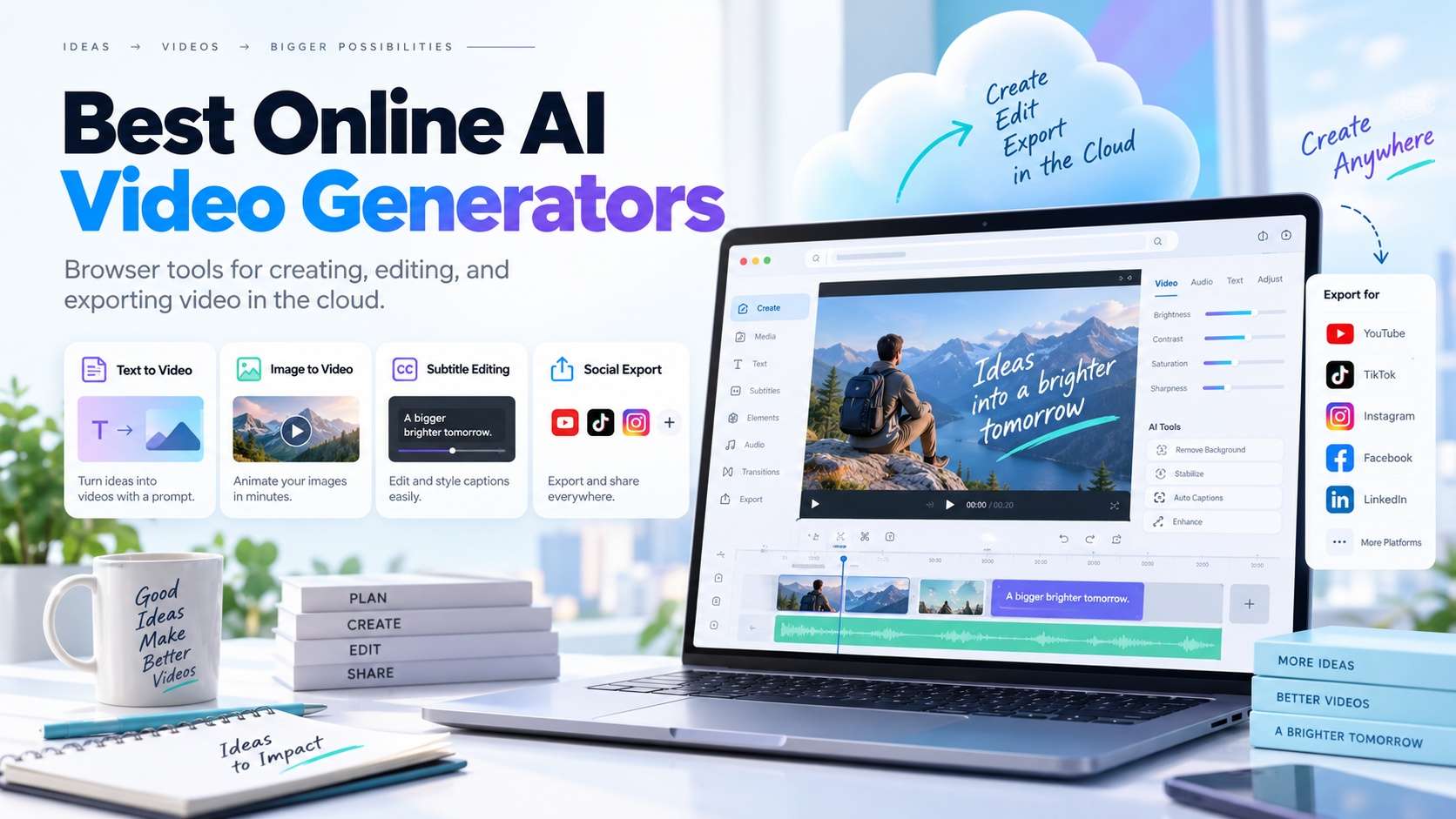 Best Online AI Video Generators for Creating and Editing in Your Browser