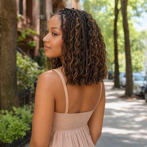 Boho Braids Bob hairstyle photo preview