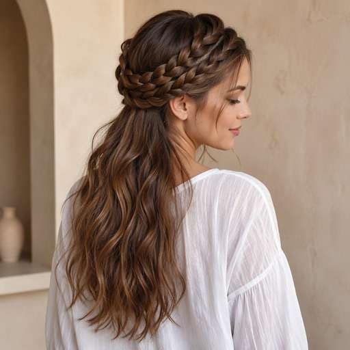 Double Crown Braids hairstyle photo preview