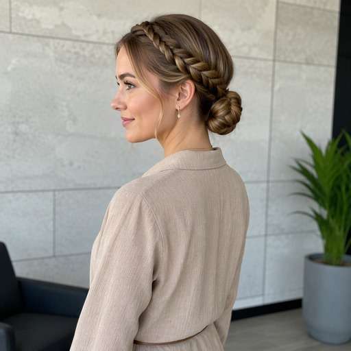 Crown With Low Bun hairstyle photo preview