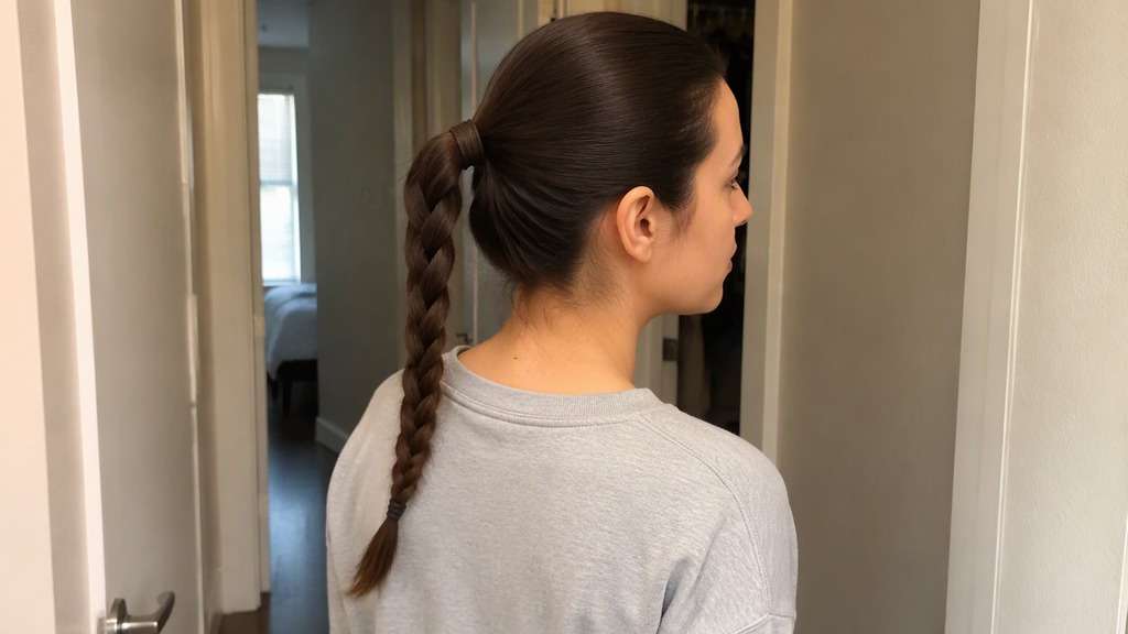 Wrapped Base Braided Ponytail hairstyle