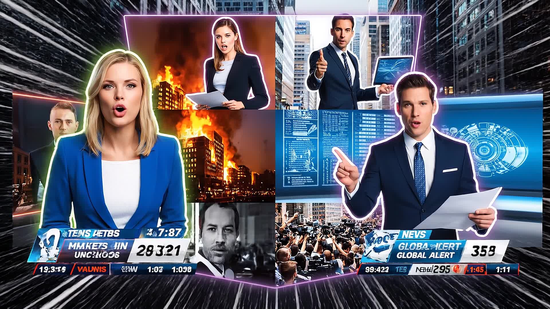 Animated news thumbnail from photo