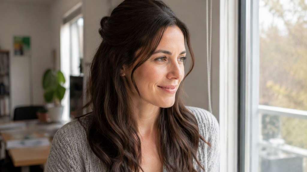 Half Up Bridal Style hairstyle