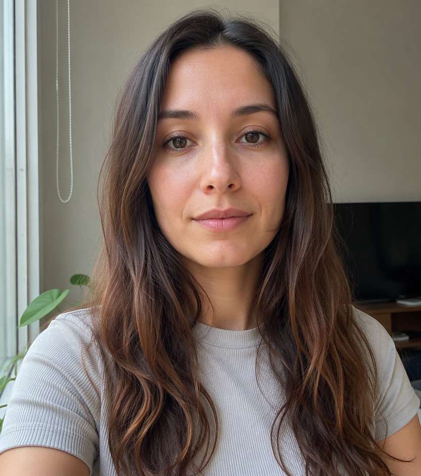 Original hairstyle before editing