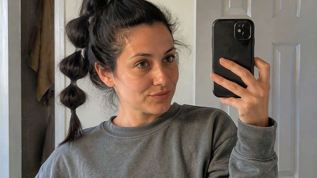 High Bubble Ponytail hairstyle