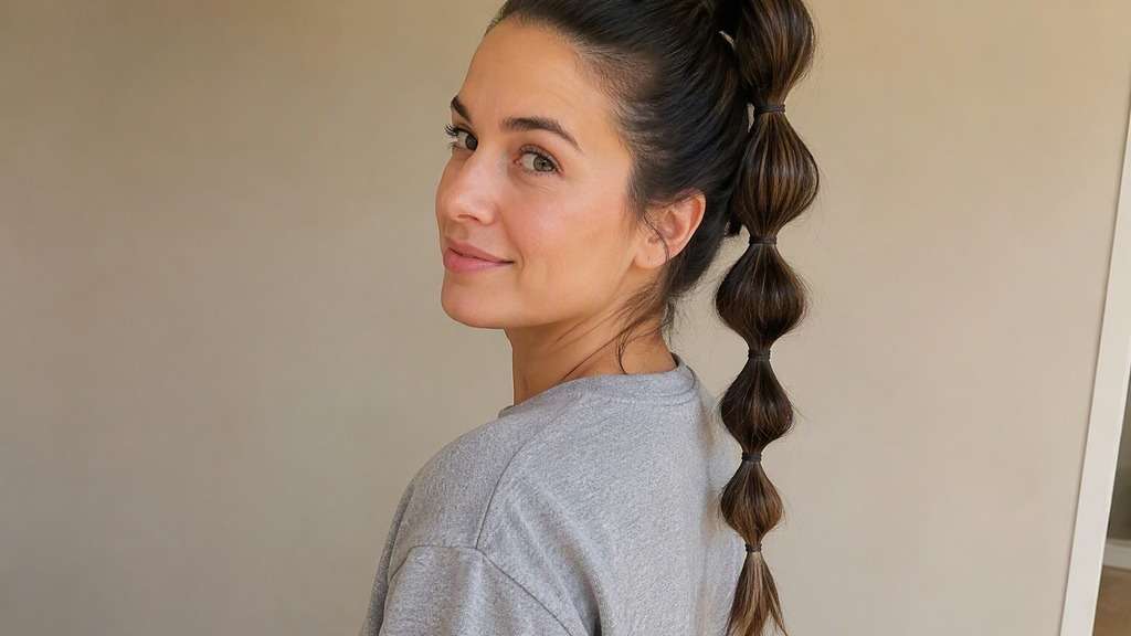 Small Bubble Sections hairstyle