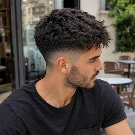 Burst Fade With Textured Fringe hairstyle preview