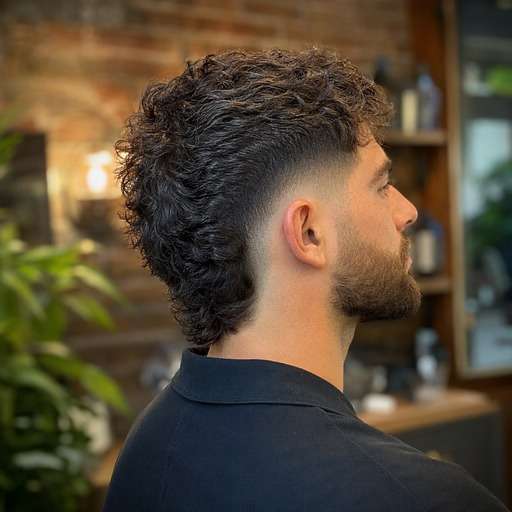 Burst Fade With Wavy Nape hairstyle preview