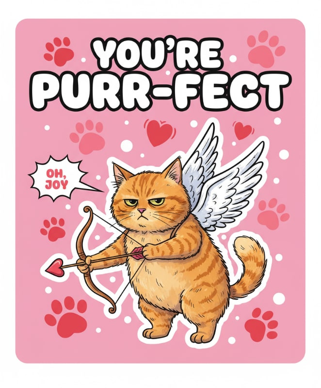 Cat Cupid Comedy