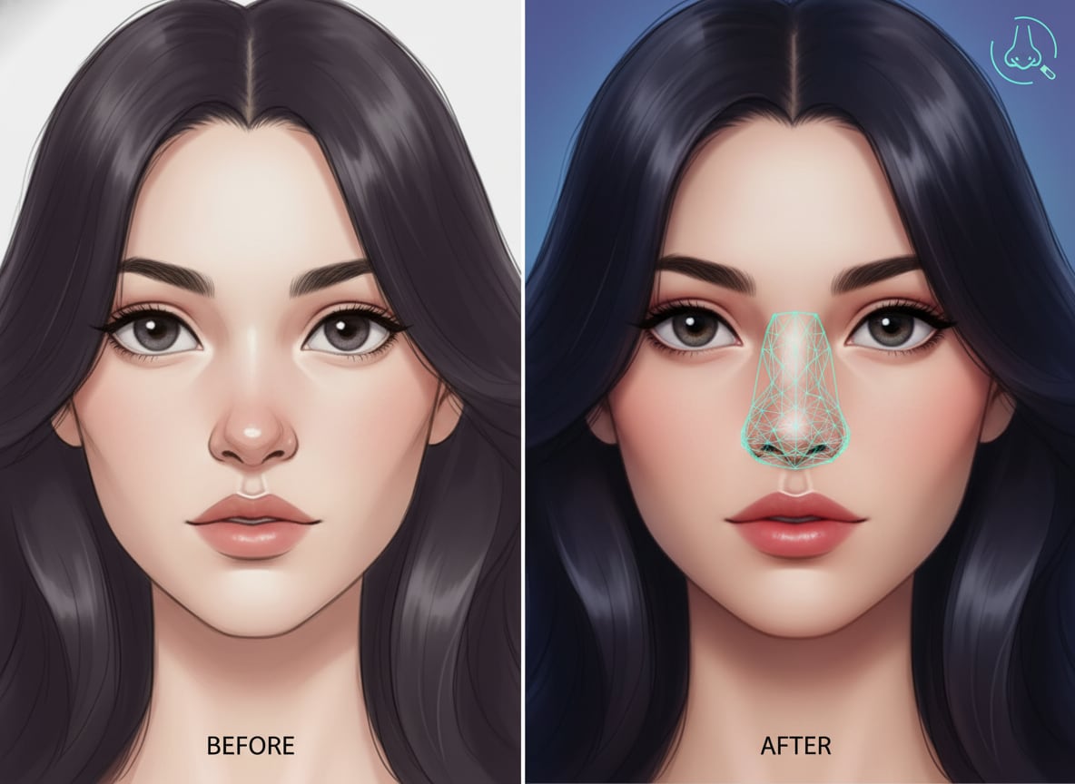 Character design referencing nose types