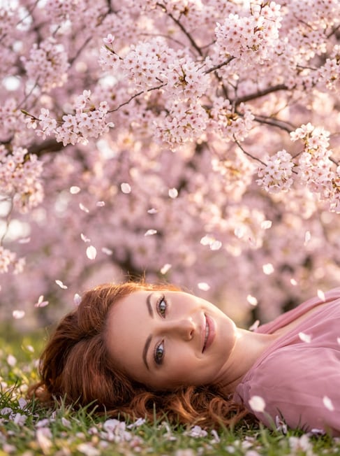 Cherry Blossom Ai Portrait 1