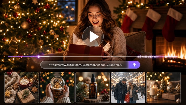 Holiday post format analysis for christmas marketing post ideas with Media.io