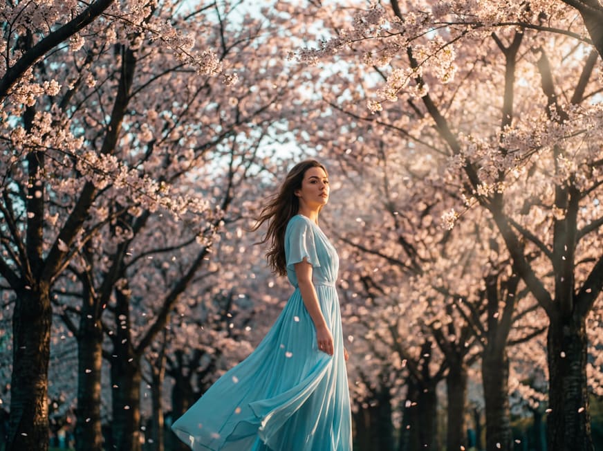 Cinematic Sakura Portrait Ai 17