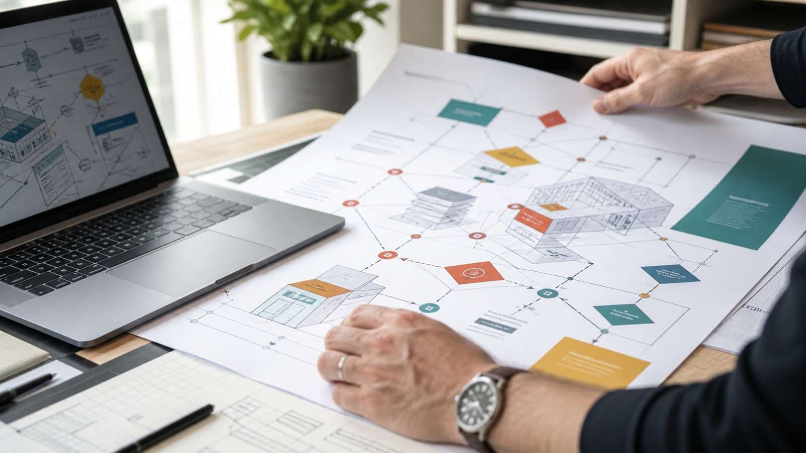 Professional SVG illustration and workflow diagram created from structured code