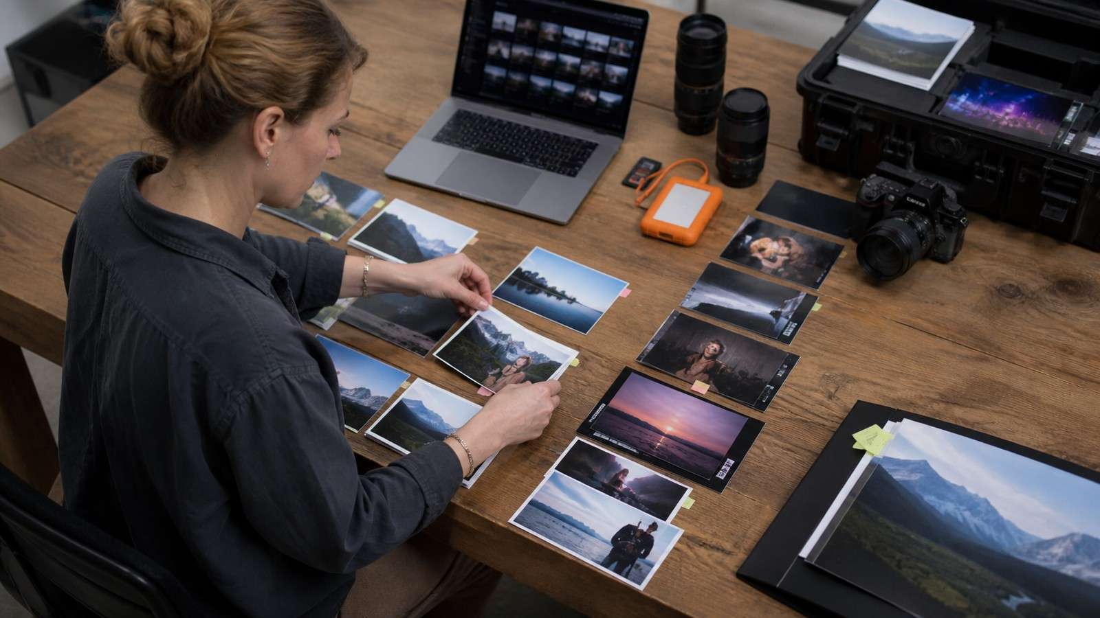A realistic developer terminal workflow processing a batch of approved media assets