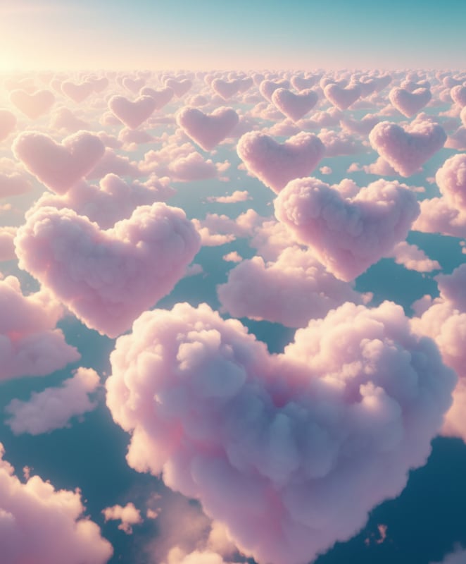 Cloud Heart Sky