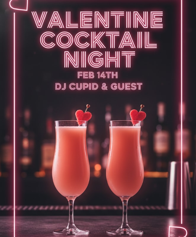 Cocktail Night Poster