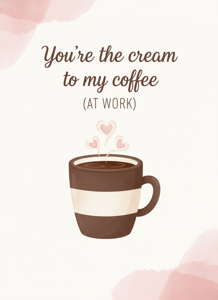 Coffee Cream Work Card