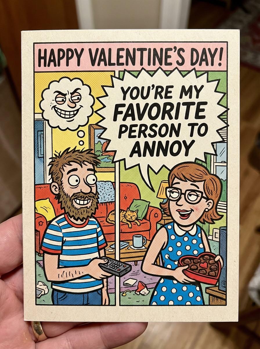 Comic Style Card