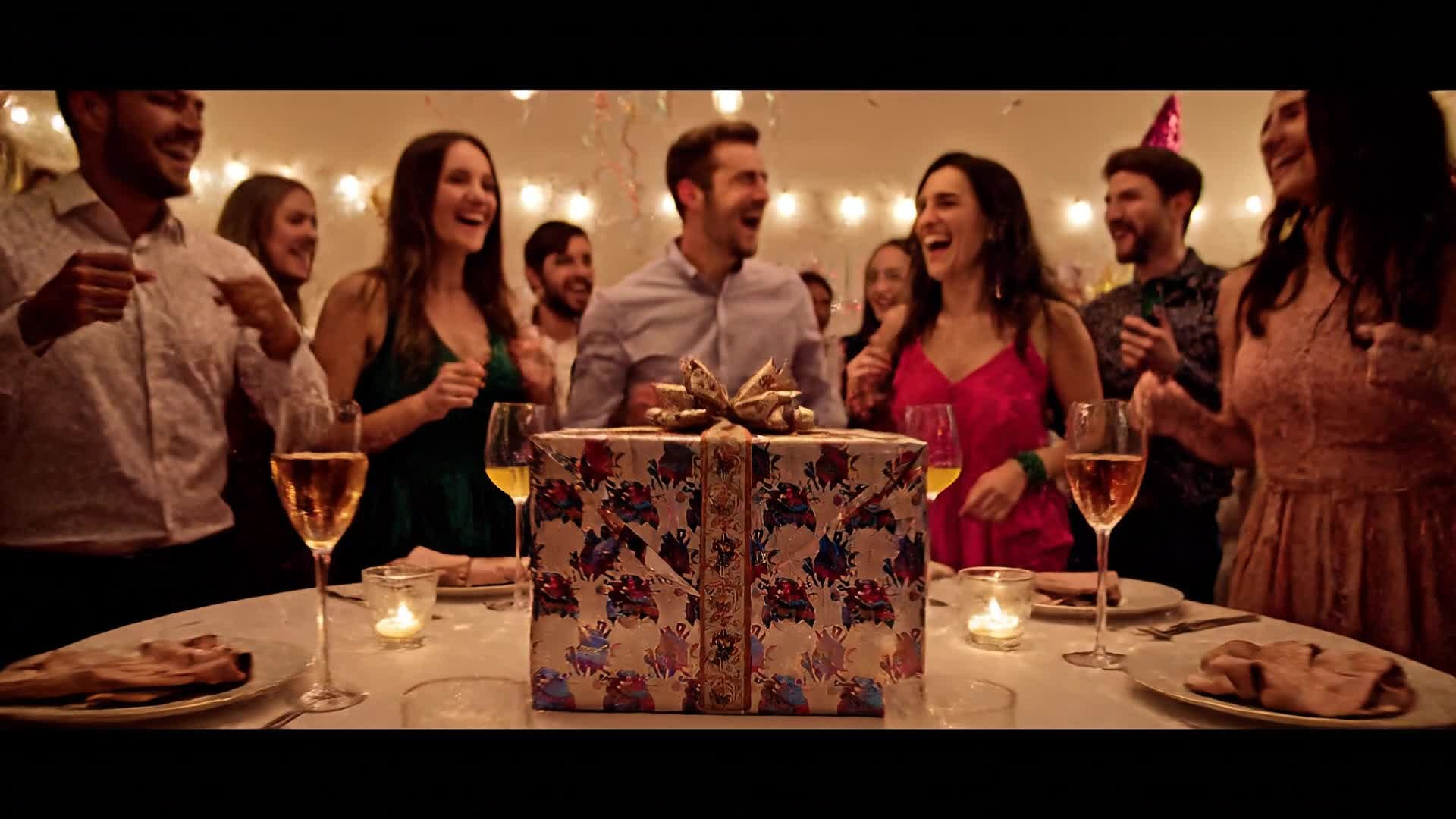 Animated celebratory motion creation example